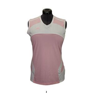 ADIDAS Climalite Golf Shirt Women’s Size Medium Colorblock Performance Sample‎